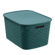 Rattan Basket Lidded 26L 40X30.5X22Cm 3 Asstd image 9 – thumbnail