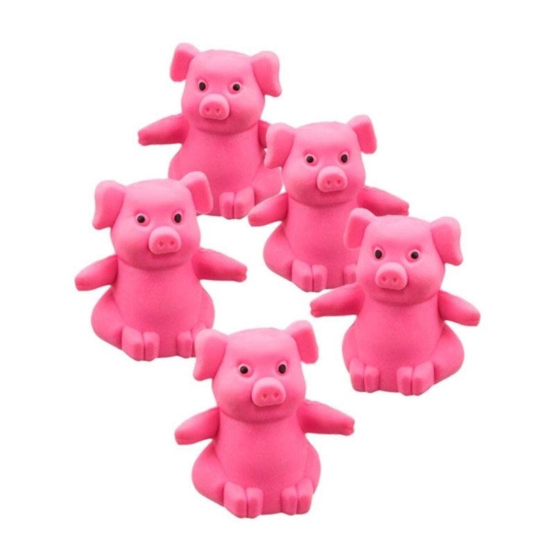 Value Pack Favor Pig Eraser 8pk