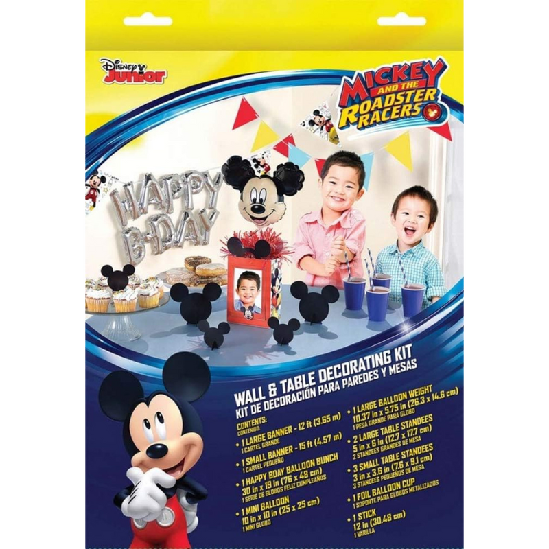 Mickey on the Go Wall & Table Decorations Kit 10pk