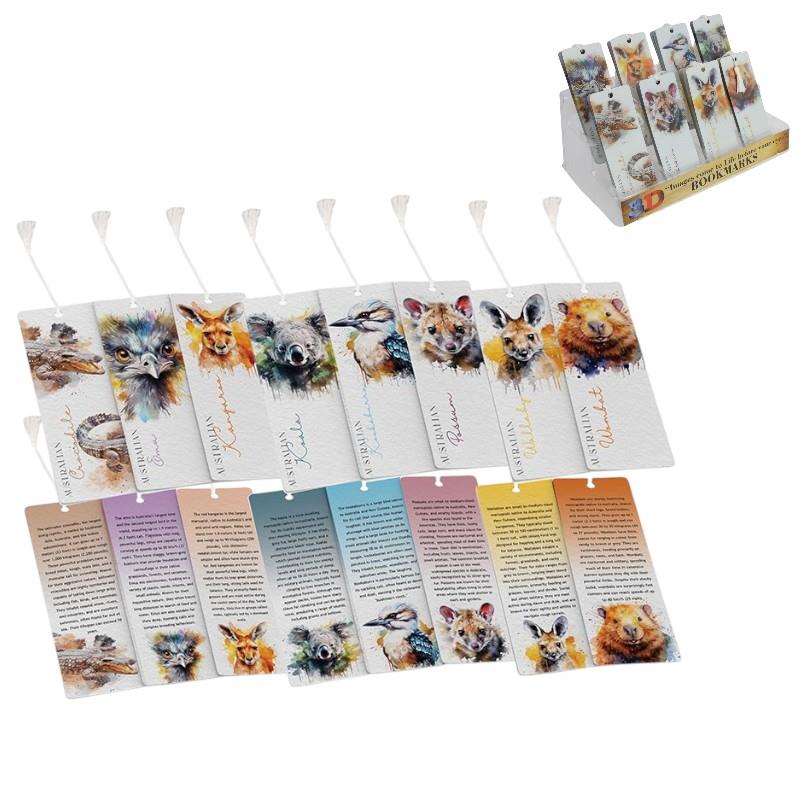 Art Deco style bookmark Australian theme assorted