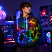 3D digital printed hoodie in assorted Mix C designs, featuring bold all-over prints and a comfortable fit for casual everyday wear. – thumbnail