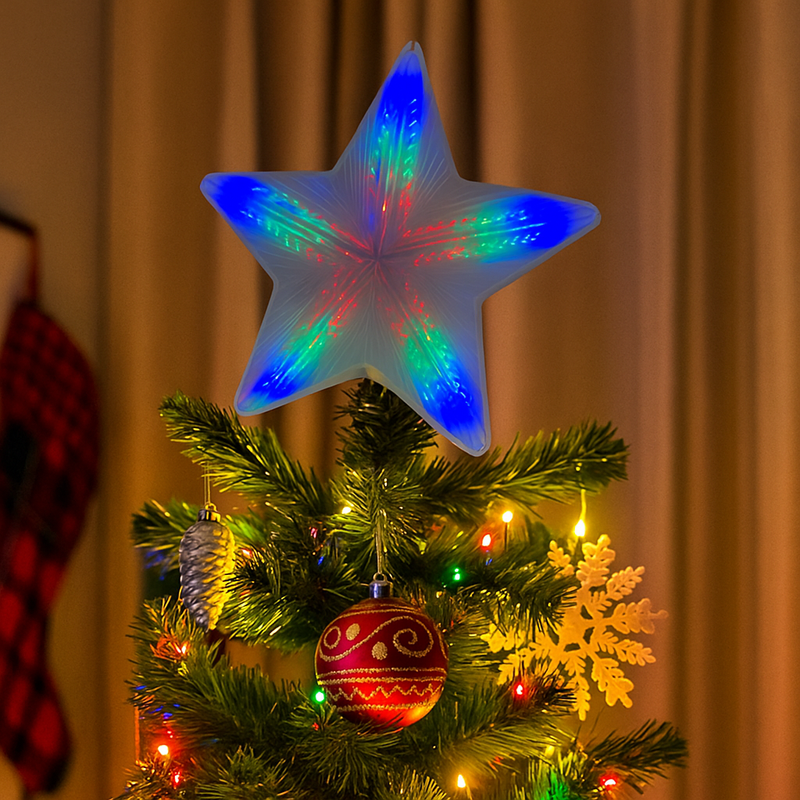 Ronis 3D LED Star Meteor Effect Digital Multicolour 24V 45x45cm