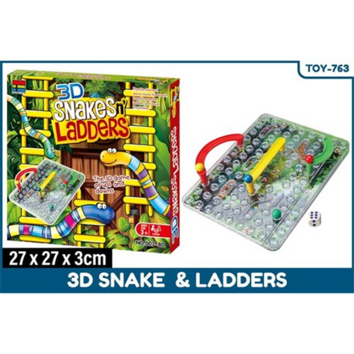 3D Snake and Ladders