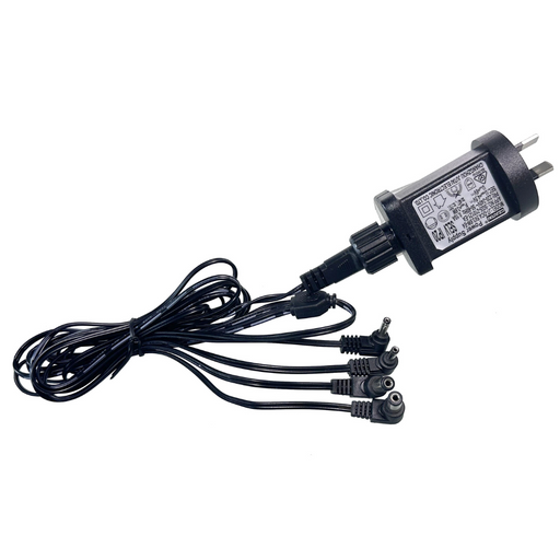 4.5V 6W DC Adaptor 4 Way – power adaptor for connecting up to four 4.5V LED decorations