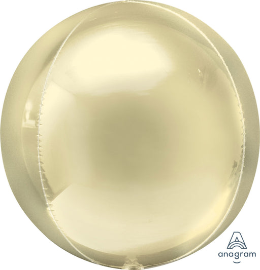 Pastel Yellow Orbz foil balloon