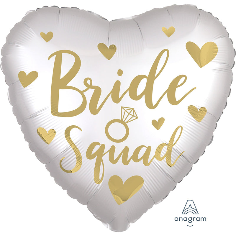 Bride Squad satin foil balloon
