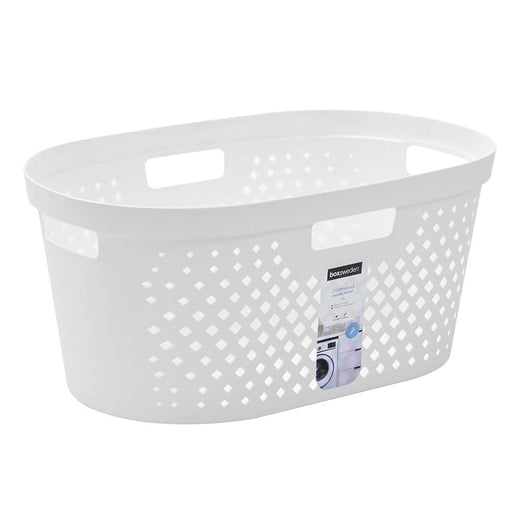 Boxsweden Diamond Laundry Basket 40L 2 Asstd image 2