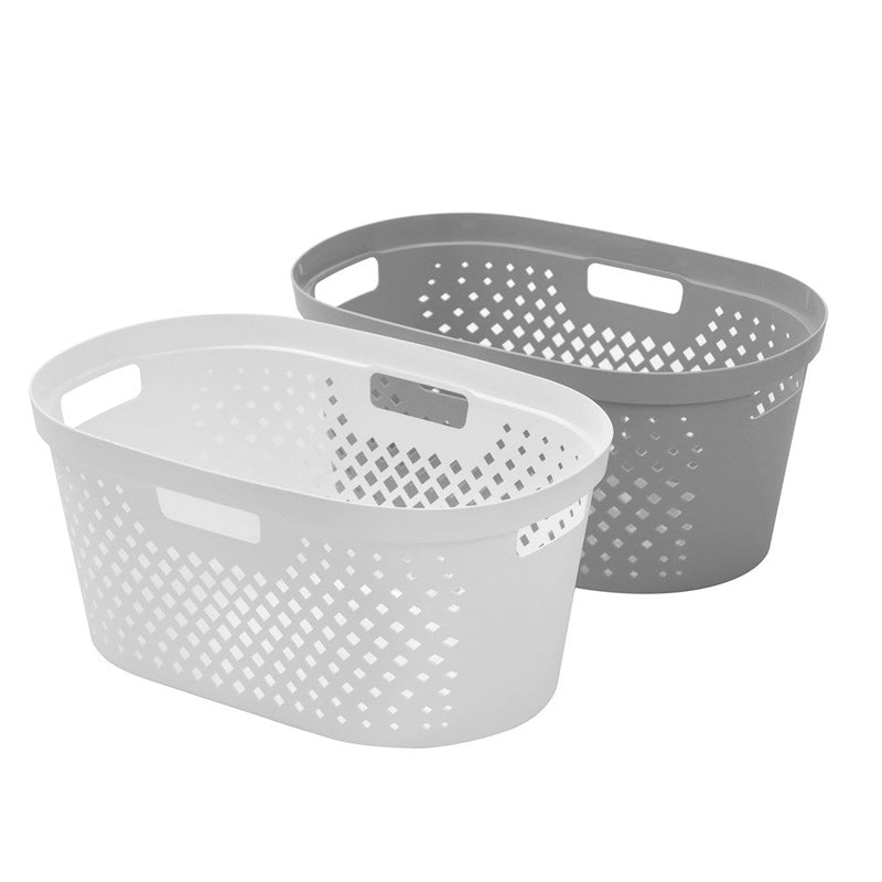 Boxsweden Diamond Laundry Basket 40L 2 Asstd image 8