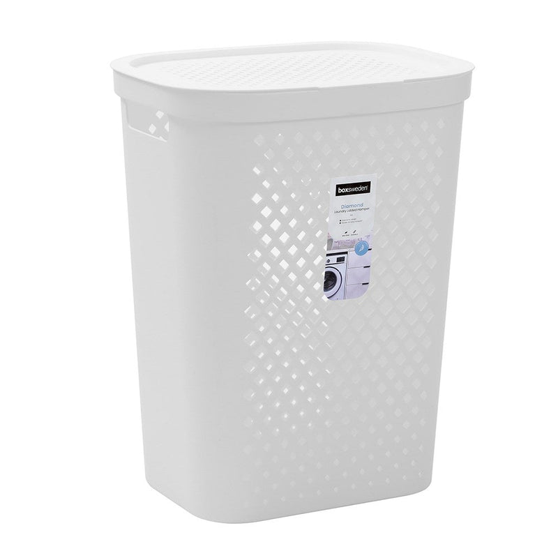 Boxsweden Diamond Laundry Hamper Lidded image 2
