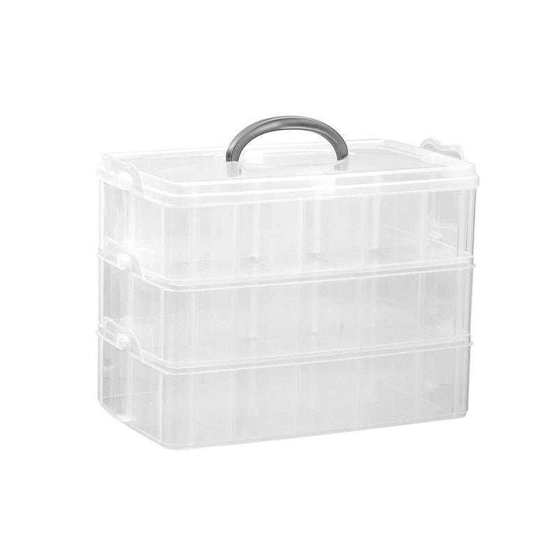 Nic-Nac 3 Tier Box Lge 30 Compartment 32.5X19X24Cm image 3