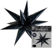 Glitz Starburst Black 100cm