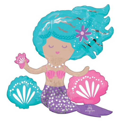 Mermaid-inspired balloon bouquet