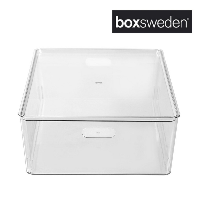 Crystal Tidy Box 24L with Lid 54x36.5x15.5cm