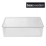 Crystal Tidy Box 24L with Lid 54x36.5x15.5cm – thumbnail