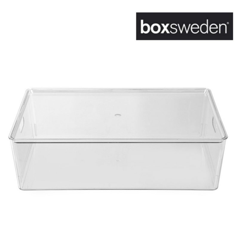 Crystal Tidy Box 24L with Lid 54x36.5x15.5cm