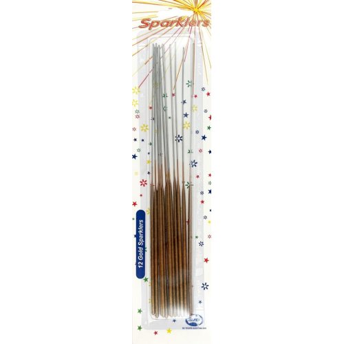 SPARKLER 25cm GOLD P12 image 2