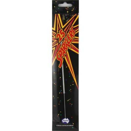 25cm celebration sparklers 25 pack