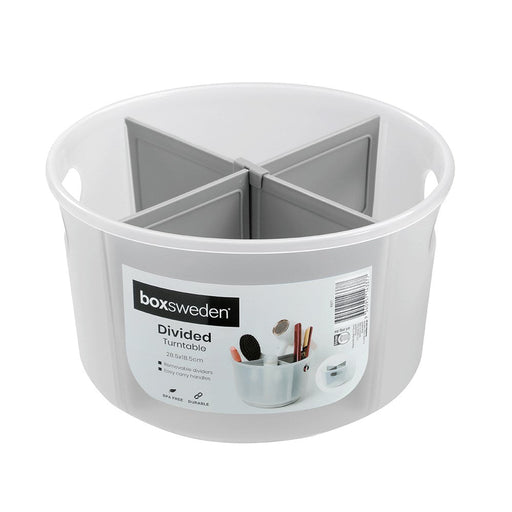 Divided Turntable 28.5X18.5Cm Clear image 2