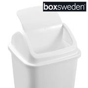 12L trash bin white swing top mechanism – thumbnail