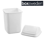 Boxsweden 12L white swing bin – thumbnail