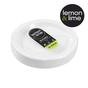 Pack of 25 reusable plastic plates 22.5cm – thumbnail