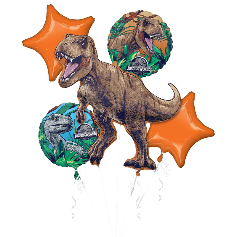 Jurassic World foil balloon bouquet