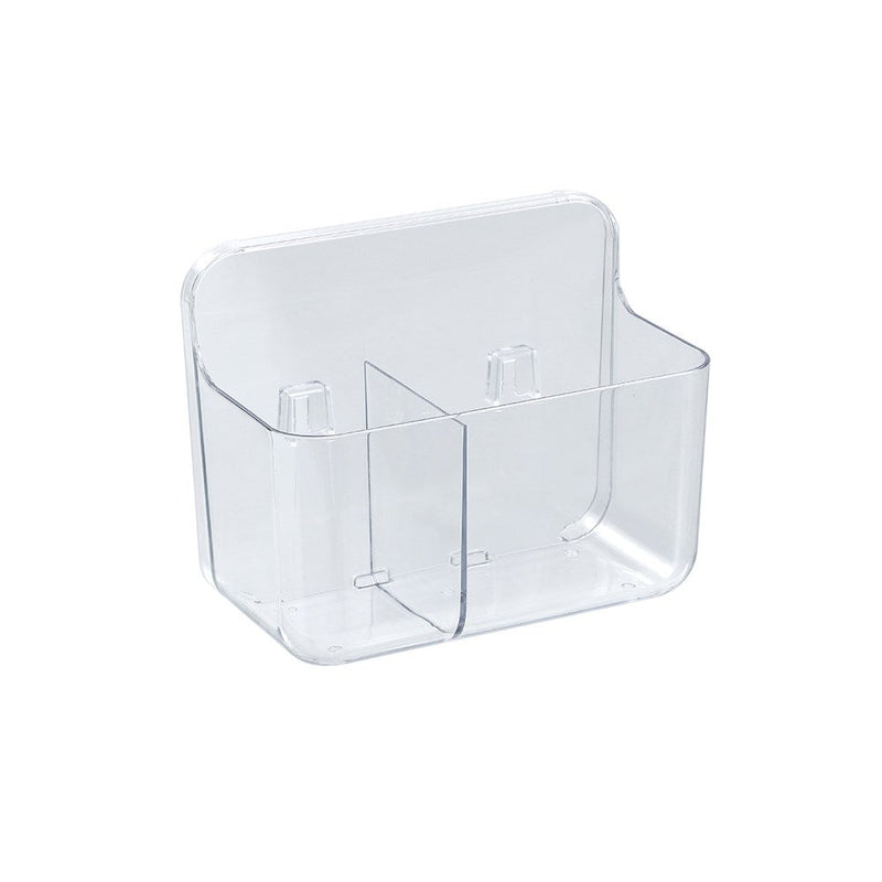Crystal Bathroom Hanging 2 Section Caddy 17.5X9X14Cm image 2
