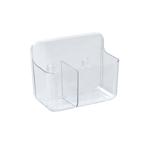 Crystal Bathroom Hanging 2 Section Caddy 17.5X9X14Cm image 2