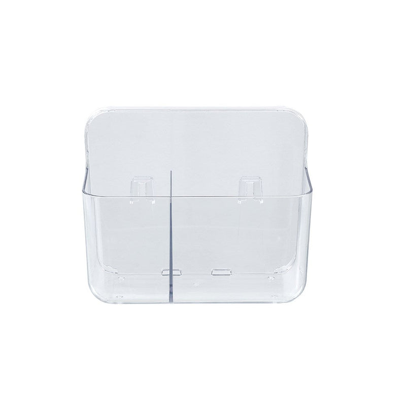 Crystal Bathroom Hanging 2 Section Caddy 17.5X9X14Cm image 3