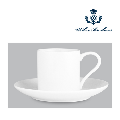 Wilkie Brothers New Bone Strt Demi Cup and Saucer 100ml
