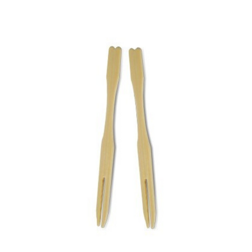 Forks Cocktail Bamboo 9cm 100pk