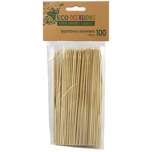 Bamboo Skewer 0.25x15cm 100pk