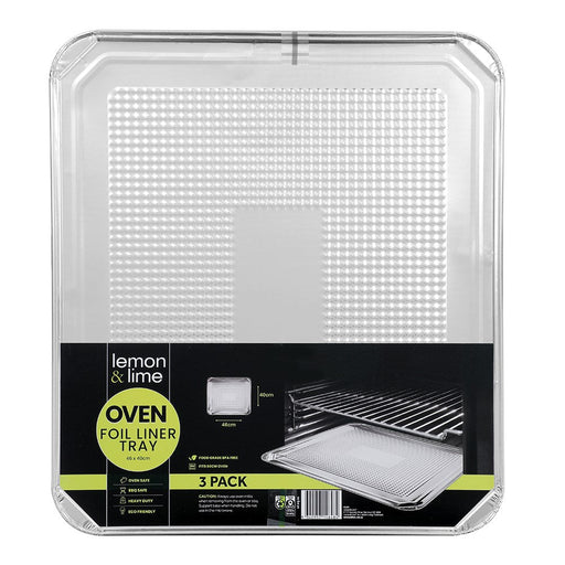 Foil Oven Liner Tray 3Pk 46X40Cm image 2