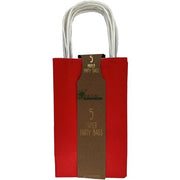 Party Bag Paper 215x130x80mm Red Pack 5 image 2 – thumbnail