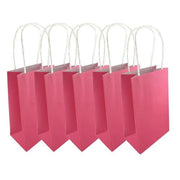 Party Bag Paper 215x130x80mm Fuchsia Pack 5 image 3 – thumbnail