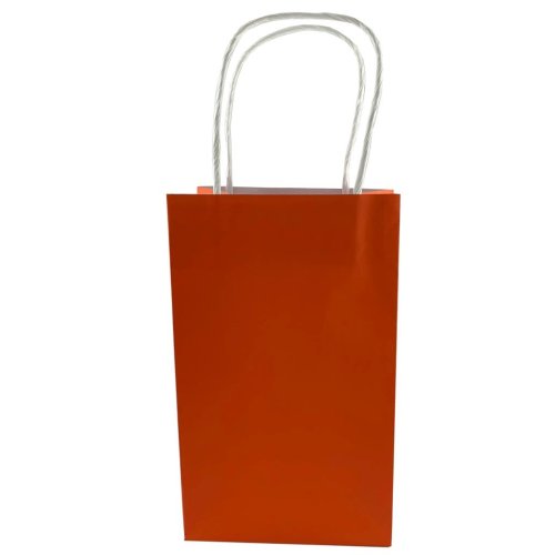Party Bag Paper 215x130x80mm Orange Pack 5 image 4