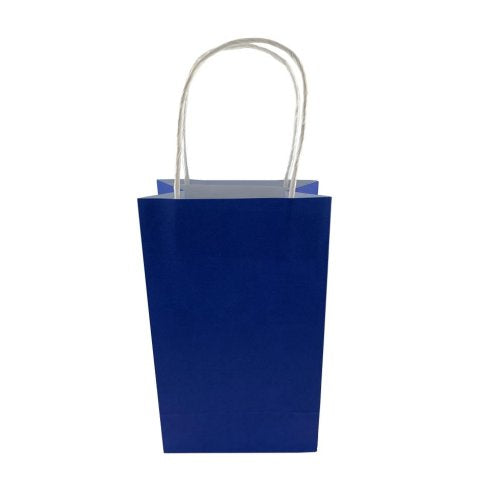 Party Bag Paper 215x130x80mm Navy Blue Pack 5 image 4