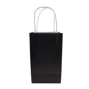 Party Bag Paper 215x130x80mm Black Pack 5 image 4 – thumbnail
