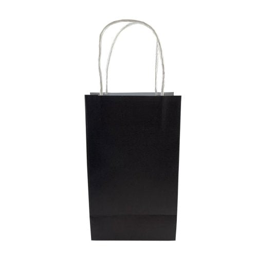 Party Bag Paper 215x130x80mm Black Pack 5 image 4