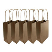 Party Bag Paper 215x130x80mm Kraft Pack 5 image 3 – thumbnail
