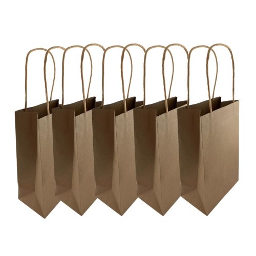 Party Bag Paper 215x130x80mm Kraft Pack 5 image 3