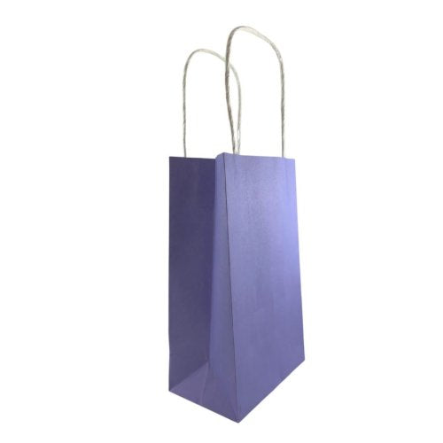 Party Bag Paper 215x130x80mm Pastel Lavender Pack 5 image 3