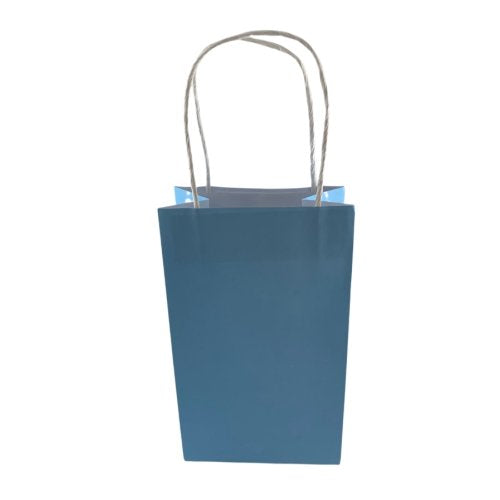 Party Bag Paper 215x130x80mm Pastel Blue Pack 5 image 3