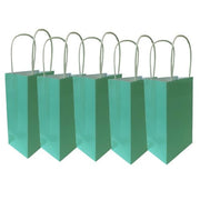Party Bag Paper 215x130x80mm Pastel Mint Pack 5 image 2 – thumbnail