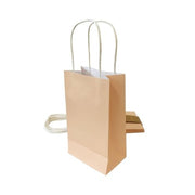 Pastel peach paper party bags five pack – thumbnail