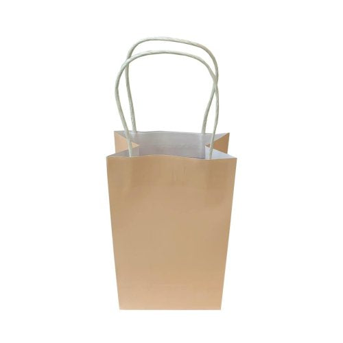 Party Bag Paper 215x130x80mm Pastel Peach Pack 5 image 4