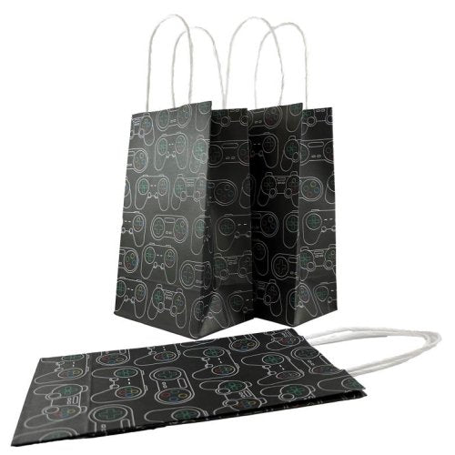 Level Up gamer paper party bags 215x130x80mm five pack