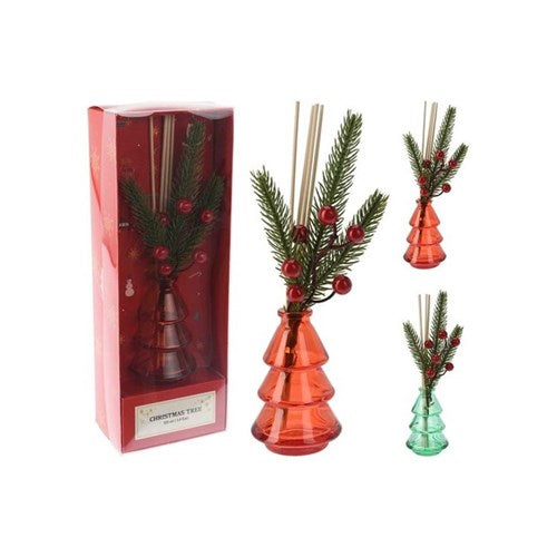 Two 100 ml Christmas reed diffusers, assorted scents