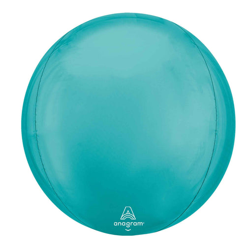 Vibrant Blue Orbz foil balloon