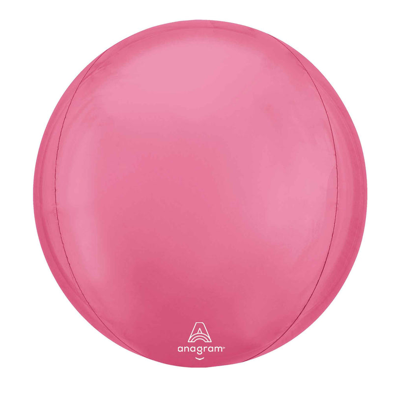 Vibrant Pink Orbz foil balloon